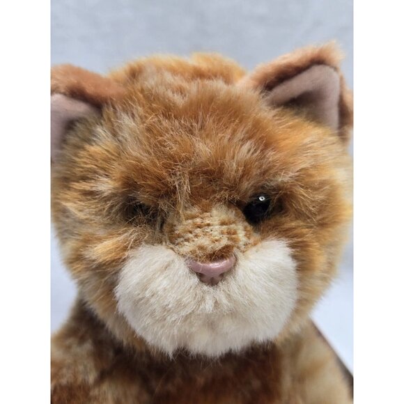 Russ Berrie Whiskers Orange Cat Kitten Kitty  Stuffed Animal Plush Toy- With Tag - Picture 3 of 8